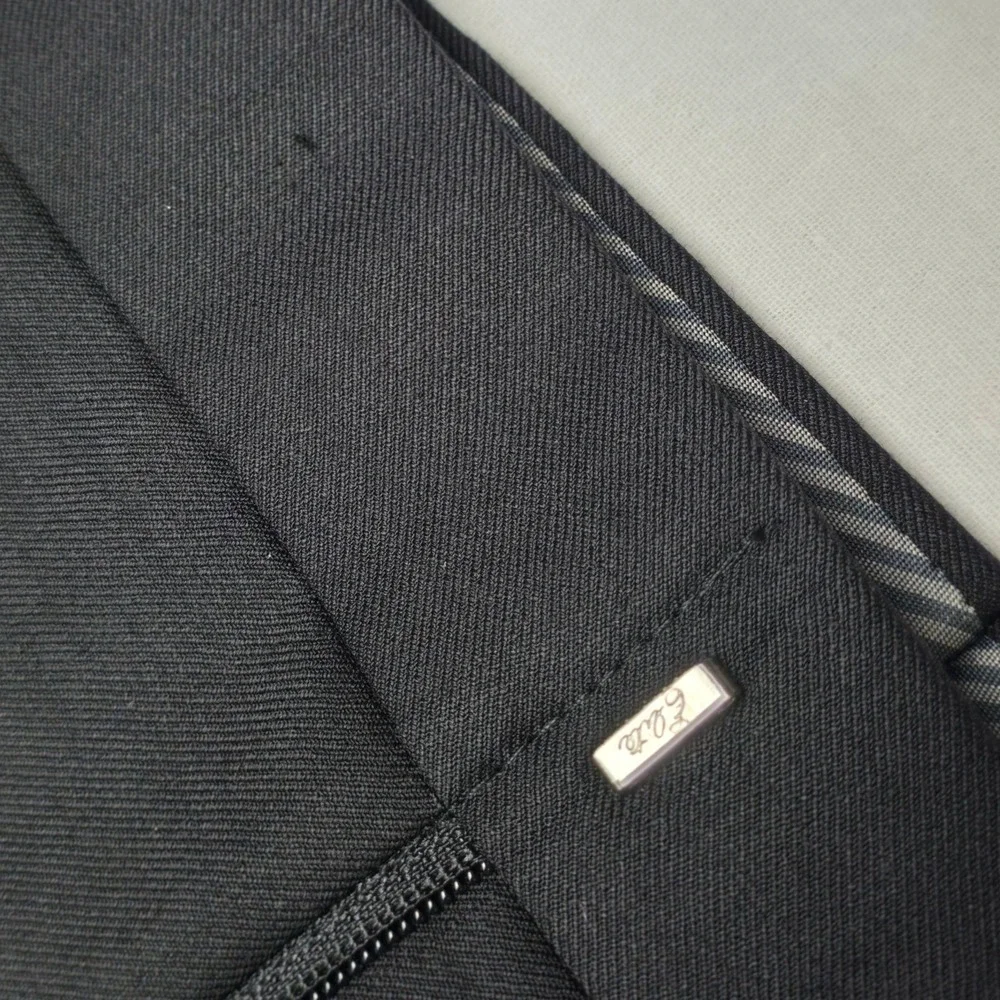 Michael Kors Dress Pants Mens‎ 44x30 Black Suit Separate Straight Leg *FLAW*